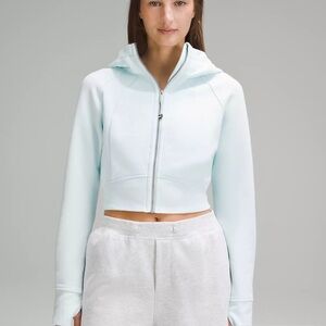 Lululemon Scuba Full-Zip Cropped Hoodie